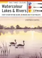 Image of take three colours watercolour lakes and rivers start to Paint with 3 colou