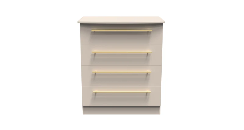 Image of Helmsley 4 Drawer Chest In Kashmir Matt (Ready Assembled)