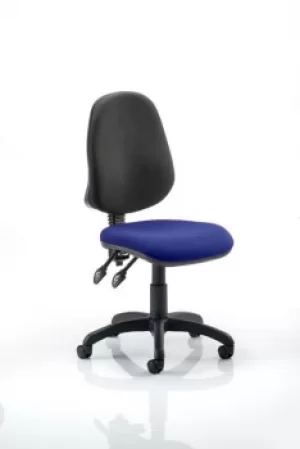 Image of Eclipse II Lever Task Operator Chair Bespoke Colour Seat Admiral Blue