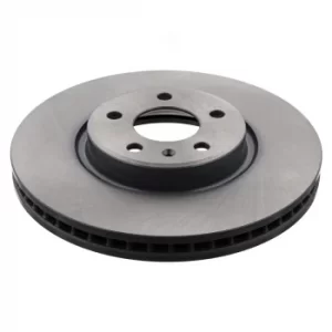 Pair of Brake Discs 44022 by Febi Bilstein Front Axle