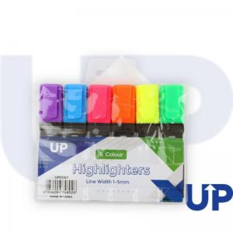 Image of UP Highlighter Assorted (6 Pack) UP0067