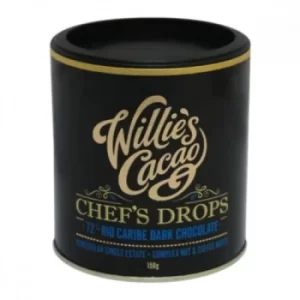 image of Willies Cacao Venezuelan Chefs Drops 72% Rio Caribe 150g (6 minimum)