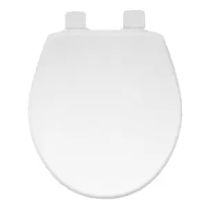 image of Carrara & Matta York Sta-tite Slow Close Toilet Seat White 108070000 - 689146