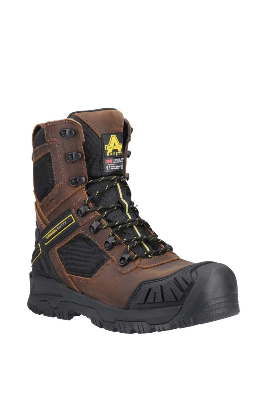 Image of Amblers 'Detonate' Waterproof Safety Footwear Brown male