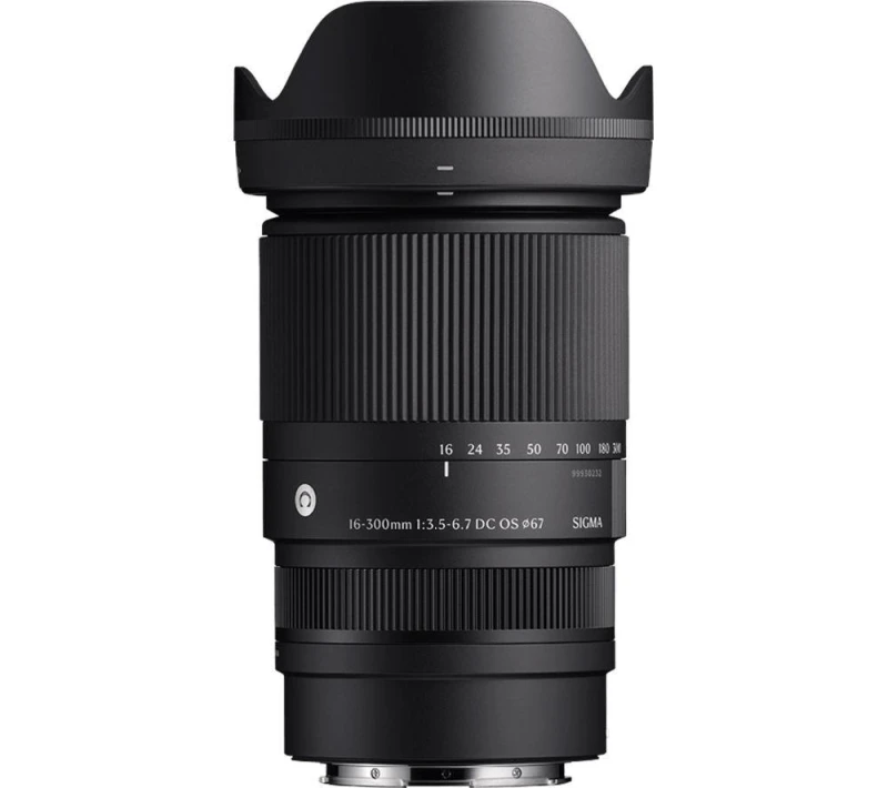 Image of SIGMA Contemporary 16-300 mm f/3.5-6.7 DC OS Telephoto Zoom Lens - for Fujfilm, Black 085126887759
