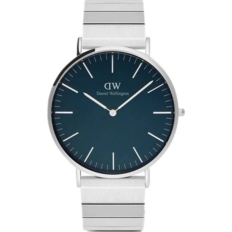 Image of Daniel Wellington Classic Piano Link Arctic Silver Mens Watch DW00100776 DW00100776