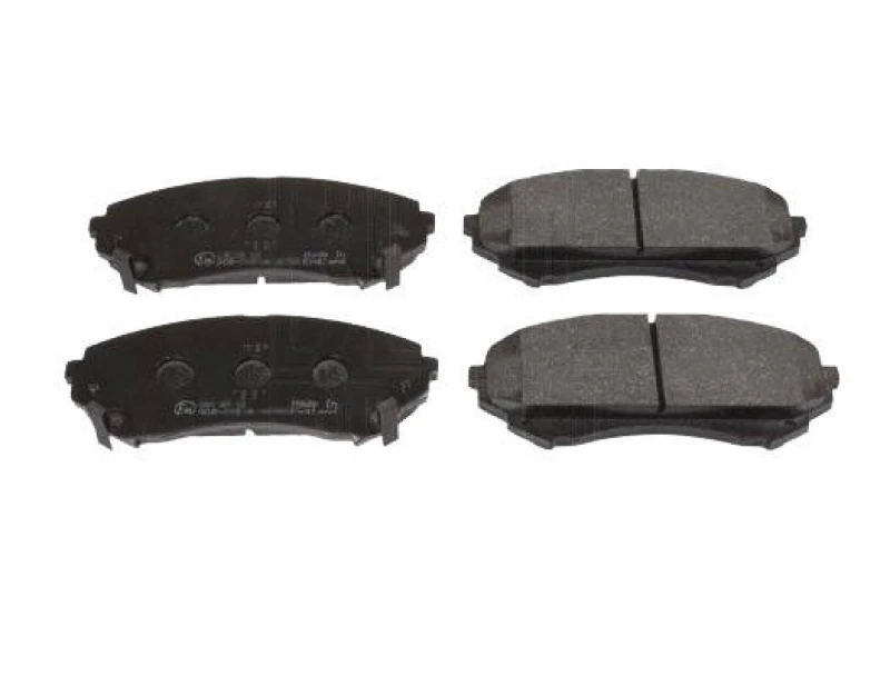 Image of Blue PRINT ADA104262 Brake pad set Front Axle, with acoustic wear warning Brake Pad Set,disc brake (402)