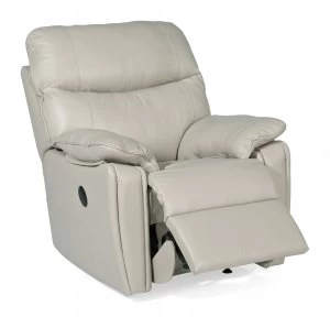 Image of G Plan Henley Leather Power Recliner Chair