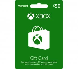Image of Microsoft Xbox Live Gift Card 50 GBP