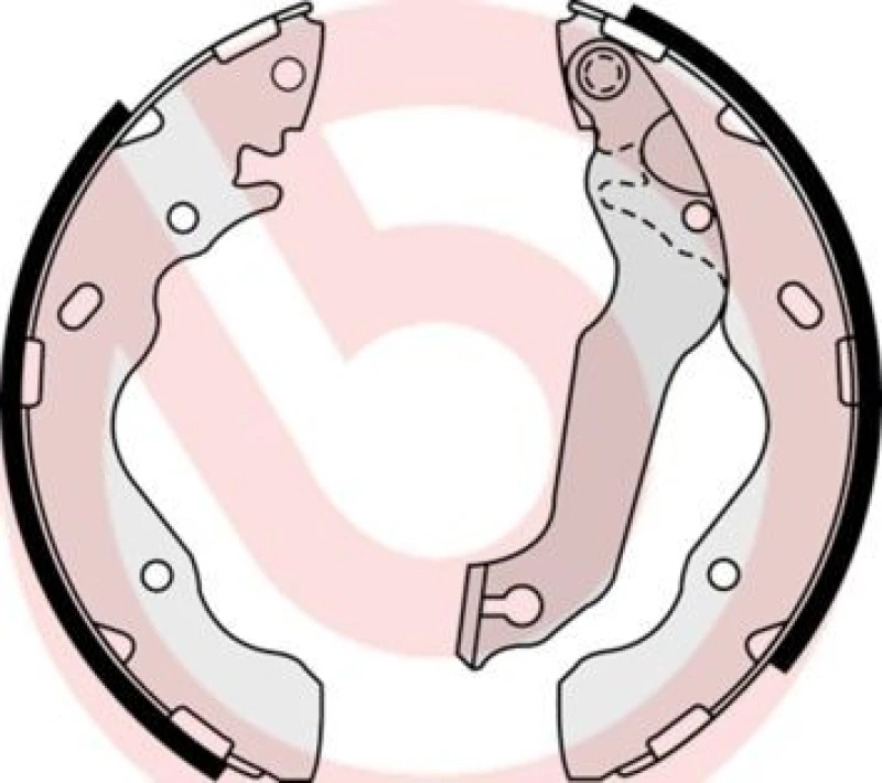 Image of BREMBO Brake Shoe Set BREMBO S 30 511