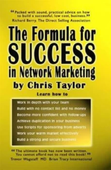 Image of The Formula for Success in Network Marketing by Chris Taylor Paperback