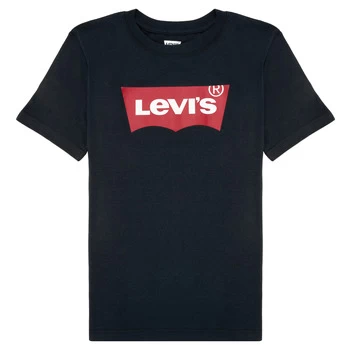 image of Levis BATWING TEE boys's Childrens T shirt in Black - Sizes 10 years,12 years,14 years,16 years