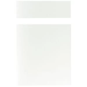 Image of IT Kitchens Santini Gloss White Slab Drawerline door drawer front W500mm Pack of 1