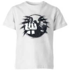 Image of Captain Marvel Fury And Coulson S.H.I.E.L.D. Kids T-Shirt - White - 11-12 Years