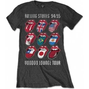 Image of Rolling Stones VDoo Lounge Tongues Grey Ladies TS: Large