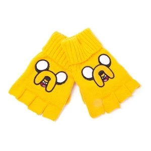 image of Adventure Time - Jake Unisex One Size Gloves - Yellow