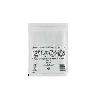 Image of Mail Lite Bubble Postal Bag White C0-150x210 Pack of 100 101097840