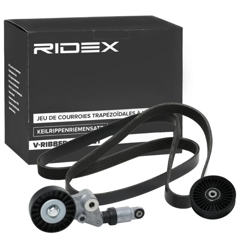 Image of RIDEX 542R0977 V-ribbed belt set V-Ribbed Belt Set (542)