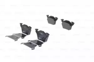 Image of Bosch 0986460002 BP489 Brake Pad Set Disc Brake Rear Axle