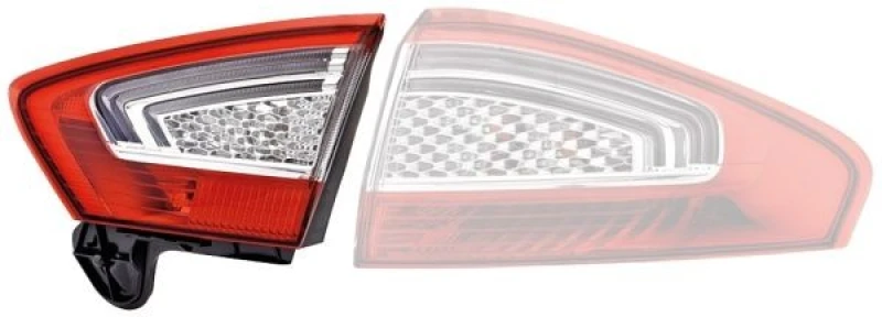 Image of HELLA 9EL 354 997-011 Rear light Inner Section, without bulb holder, Left, P21W, with bulbs Combination Rearlight (391)