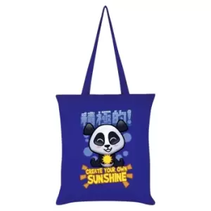 image of Handa Panda Create Your Own Sunshine Tote Bag (One Size) (Royal Blue)