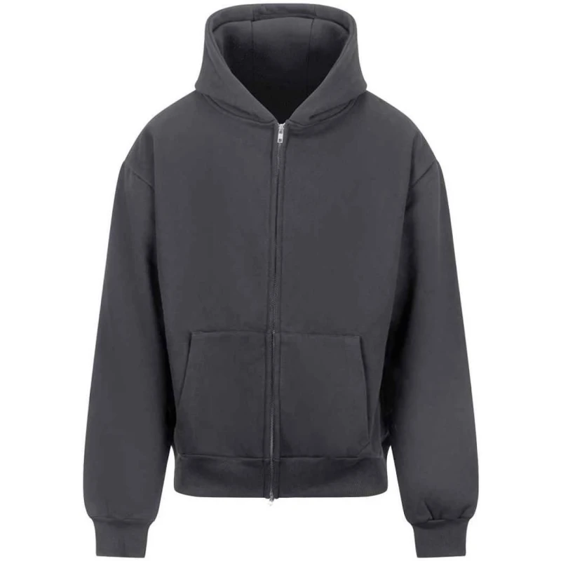 Image of AWDis AWDis Men Signature Heavyweight Oversized Full Zip Hoodie in Charcoal Size: X-Small Charcoal XS Male 5063703636063