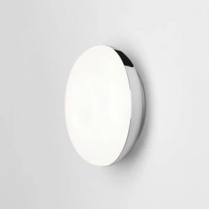 Image of LED 1 Light Small Bathroom Flush Ceiling Light Polished Chrome IP44