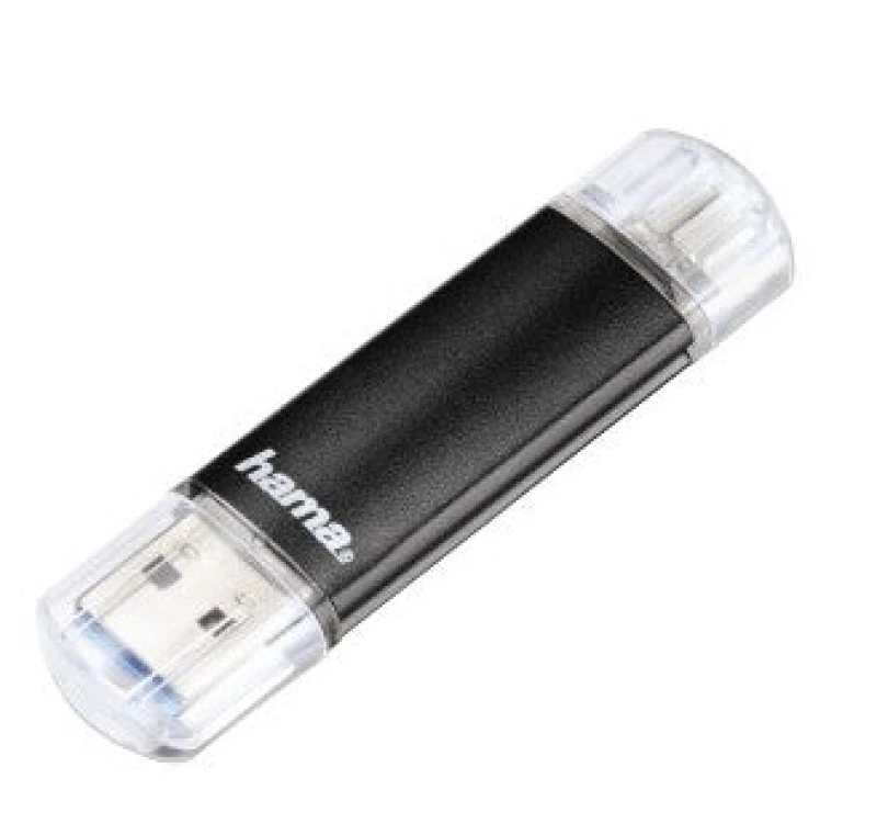 Image of Hama Hama Laeta Twin 16GB USB flash drive USB Type-A / Micro-USB 3.2 Gen 1 (3.1 Gen 1) Black 123998