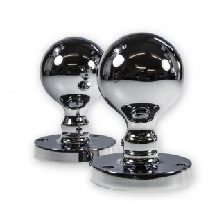 image of LocksOnline Small Globe Ball Shaped Mortice Door Knob Set