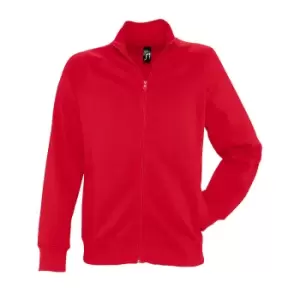 Image of SOLS Mens Sundae Full Zip Sweat Jacket (XXL) (Red)