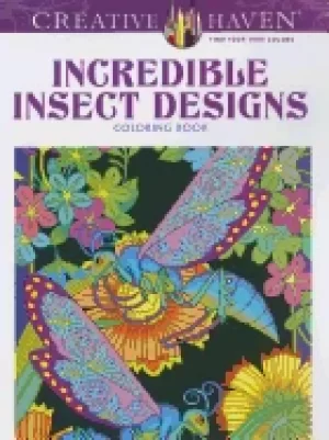 Image of creative haven incredible insect designs coloring book