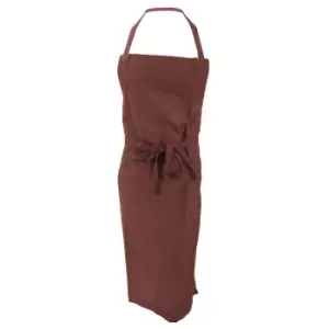Image of Jassz Bistro Bib Apron / Hospitality & Catering (Pack of 2) (One Size) (Burgundy)