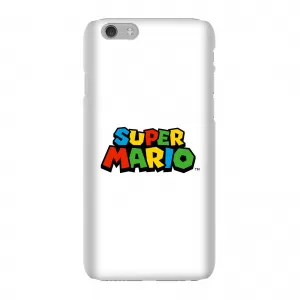 image of Nintendo Super Mario Colour Logo Phone Case - iPhone 6 - Tough Case - Gloss