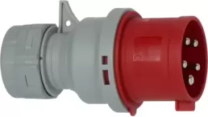 image of Brennenstuhl 1081050020 electrical power plug Grey, Red 5P