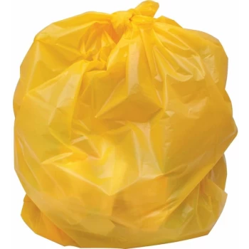 image of 18'X29'X39' Yellow Refuse Sacks 160G (Pk-200) - Avon