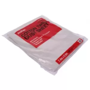 Image of ProDec 24' X 3' Cotton Twill Dust Sheet- you get 10