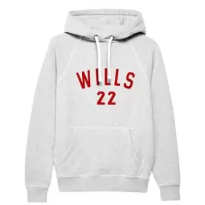 image of Jack Wills Redhill Modern Logo Hoodie - Grey