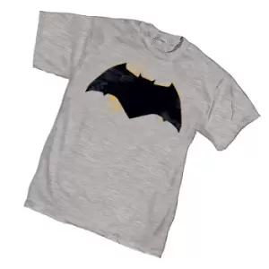Image of Batman Movie Symbol t-shirt Large Grey