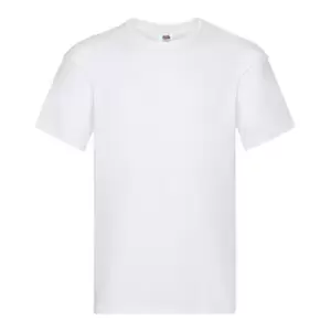 image of Fruit Of The Loom Mens Original Short Sleeve T-Shirt (3XL) (White)