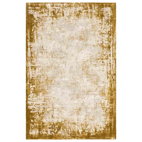 Image of Asiatic Kuza 200X290Cm Border Gold Rug KUZA2002900004