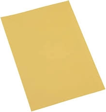 image of 5 Star A4 Square Cut Folder Recycled Pre-punched 250gsm Yellow Pack of 100