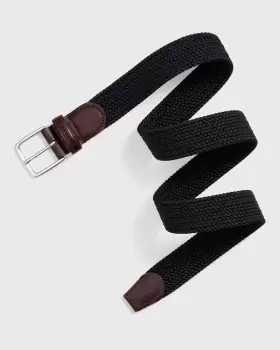 Image of GANT Men Elastic Braid Belt (100-40) Blue