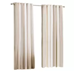 Image of Riva Home Broadway Ringtop Curtains (46x54 (117x137cm)) (Coffee)