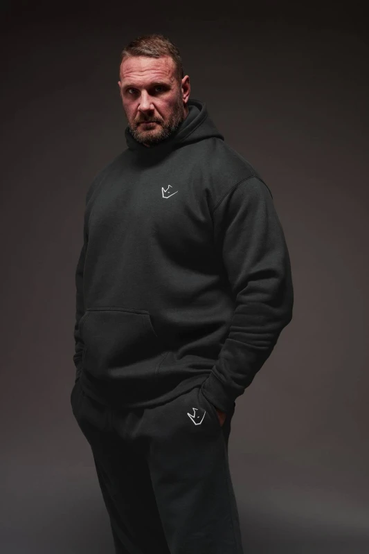 Image of BadRhino BadRhino Men 'Rest Day' Hoodie in Black Size: large Black L Male 5063589187536
