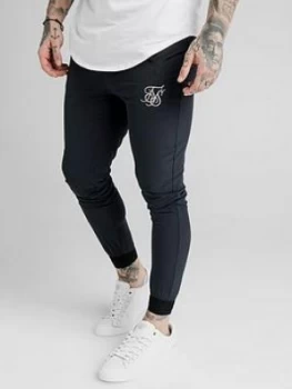 image of SikSilk Agility Poly Rib Track Pants - Navy