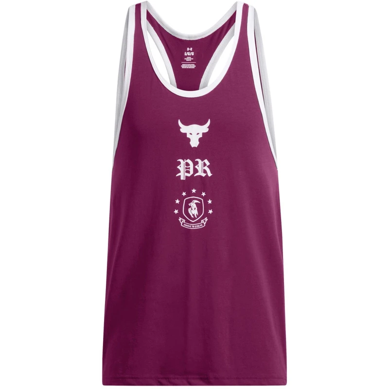 Image of Under Armour Mens Racer Muscle Vest Purple male XS