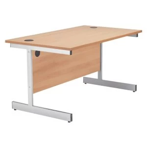 Image of Jemini Beech 1800mm Rectangular Cantilever Desk KF838081