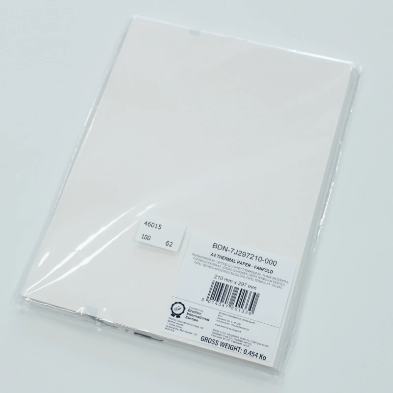 Image of Brother BDN-7J297210-000 thermal paper 100 sheets A4