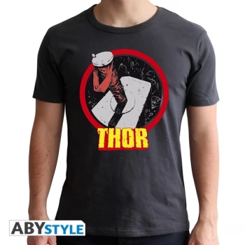 Image of Marvel - Thor Mens Large T-Shirt - Grey