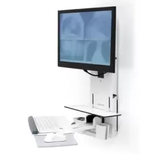 image of Ergotron 61-080-062 monitor mount / stand White